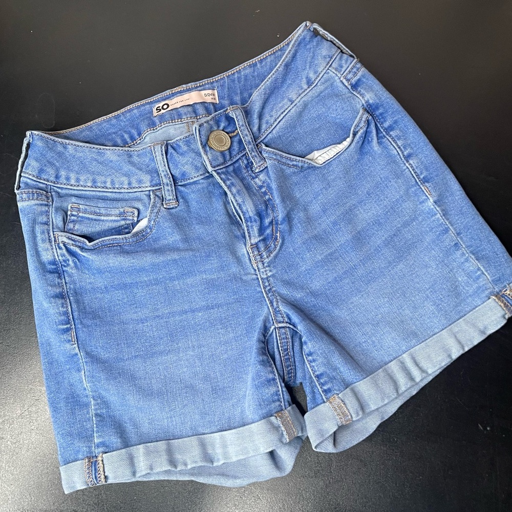 SO Women's Blue Denim Shorts 0/24